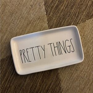 Rae Dunn White Ceramic Tray - Pretty Things